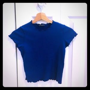 Brandy Melville blue crop